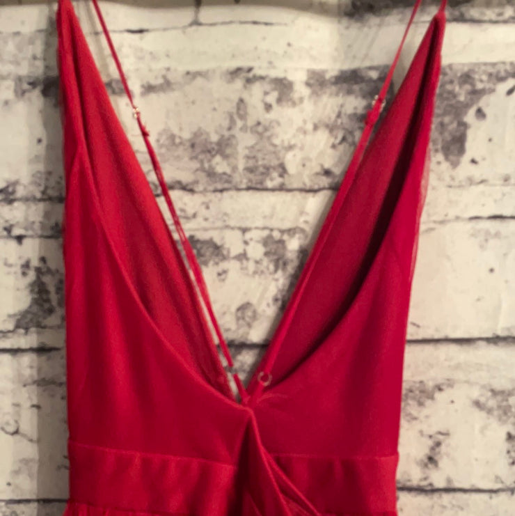 RED LONG EVENING GOWN (NEW)