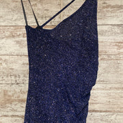 ROYAL BLUE/SPARKLY LONG DRESS