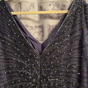 NAVY LONG EVENING GOWN (NEW)