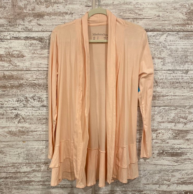 PEACH OPEN CARDIGAN