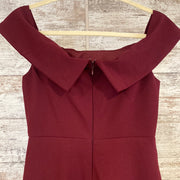 BURGUNDY LONG DRESS (NEW)