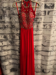 RED LONG EVENING GOWN (NEW)