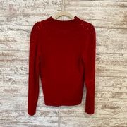 RED SPARKLY SWEATER
