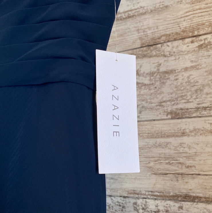 NAVY LONG EVENING GOWN (NEW)