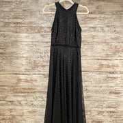 BLACK LONG EVENING GOWN