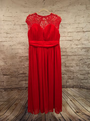 RED LONG EVENING GOWN