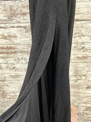 BLACK SPARKLY LONG DRESS