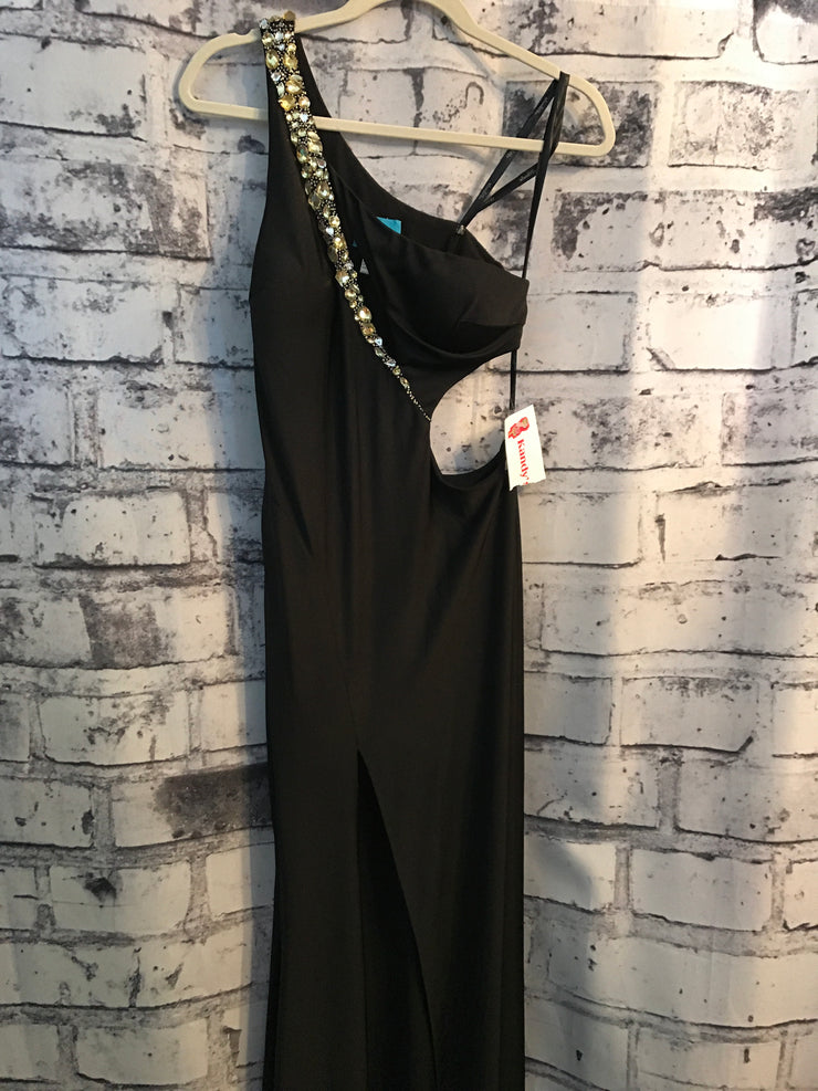NEW - BLACK LONG EVENING GOWN