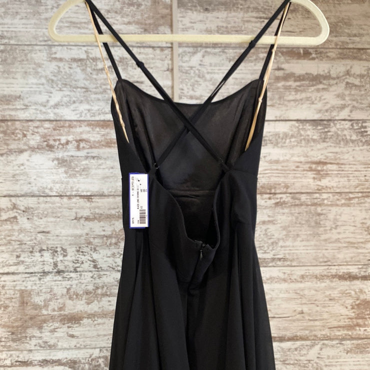 BLACK LONG EVENING GOWN