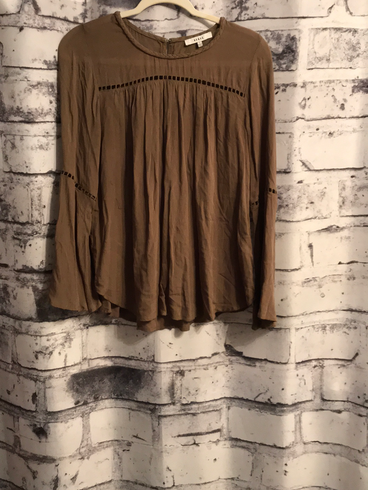 GREEN LONG SLEEVE TOP