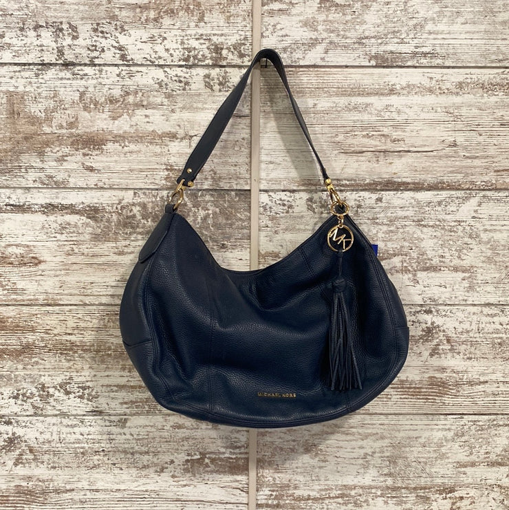 NAVY LEATHER PURSE-RETAIL $398