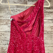 PINK FULL SEQUIN LONG DRESS