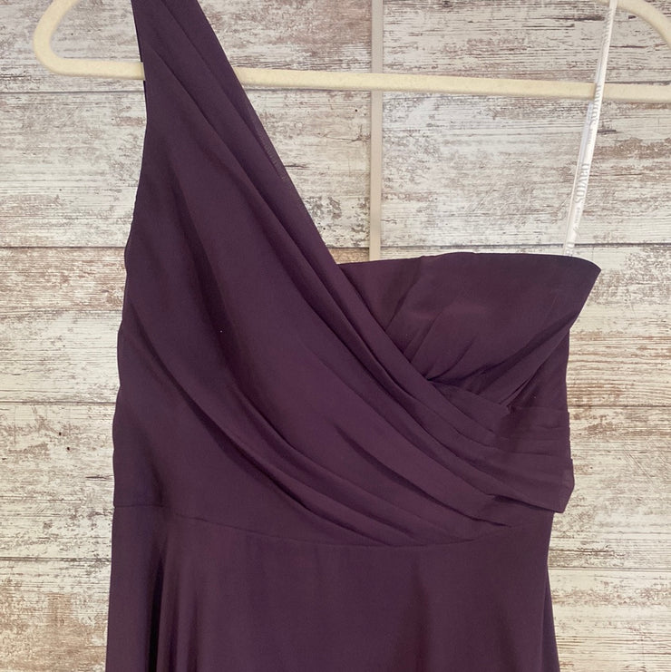 PURPLE LONG EVENING GOWN