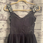 NAVY/SILVER SHORT DRESS