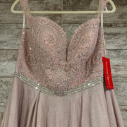 PINK SPARKLY A LINE GOWN (NEW)