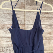 NAVY LONG EVENING GOWN