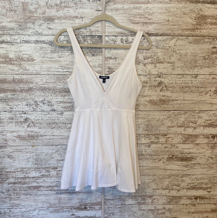 WHITE SHORT DRESS