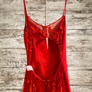 RED LONG EVENING GOWN