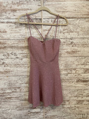 PINK SPARKLY SHORT DRESS (NEW)