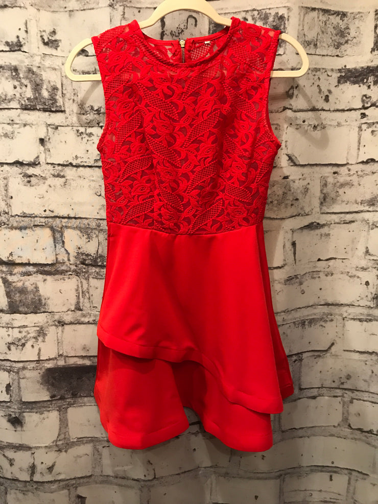 RED SHORT DRESS