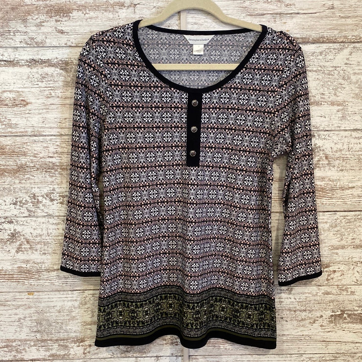 BLACK/GRAY COLORFUL LONG SLEEV