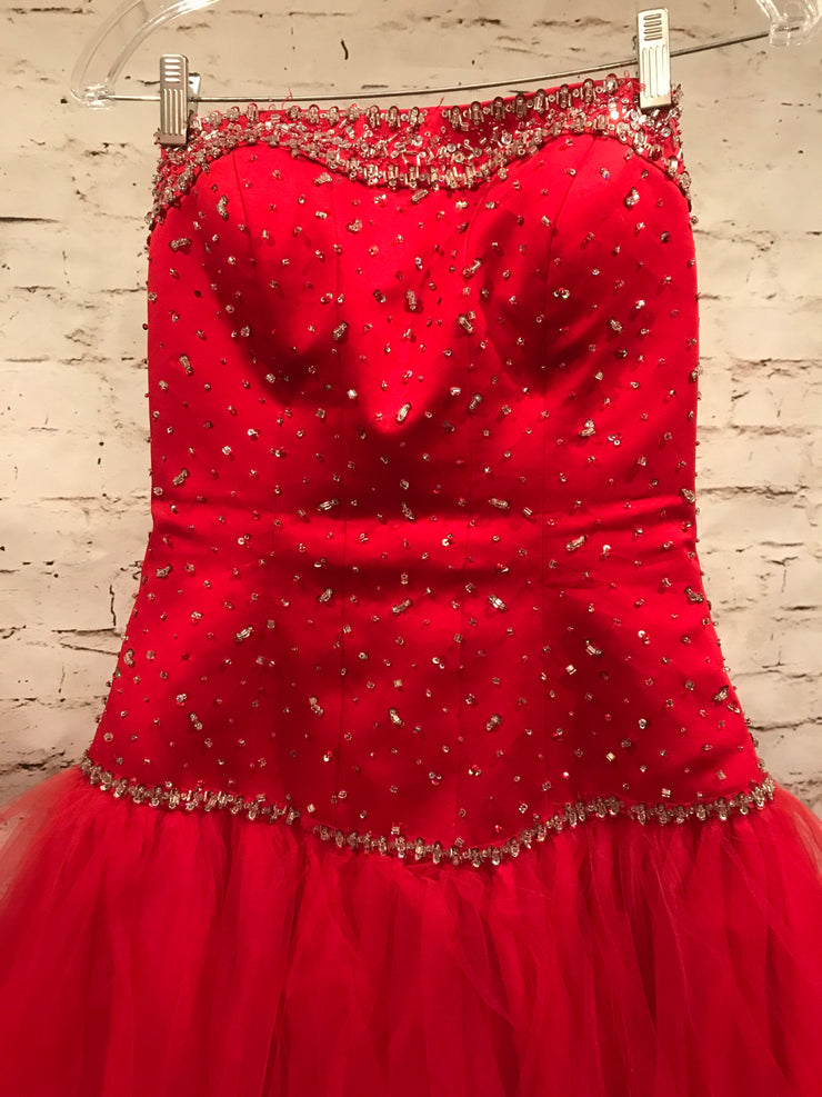 RED PRINCESS GOWN