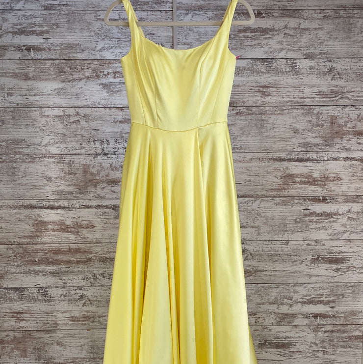 YELLOW A LINE GOWN