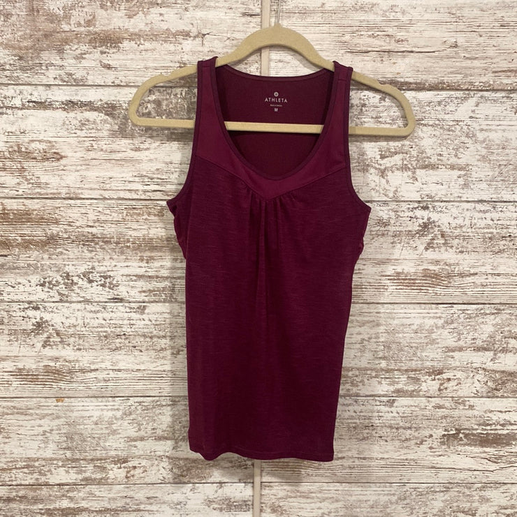 BURGUDY SLEEVELESS TOP $59