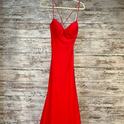 RED LONG EVENING GOWN (NEW)