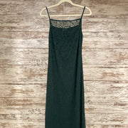 GREEN LONG EVENING GOWN