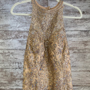 GOLD SPARKLY LONG DRESS