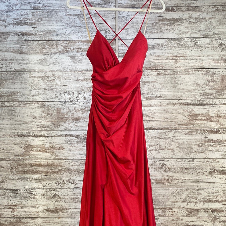 RED LONG EVENING/MERMAID GOWN