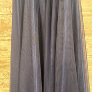 NAVY A LINE GOWN