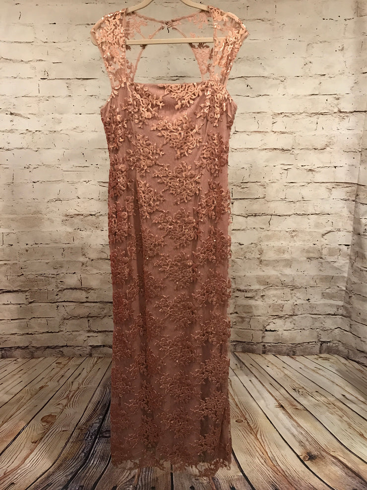 DUSTY ROSE EVENING GOWN