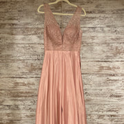 PINK  A LINE GOWN (NEW)