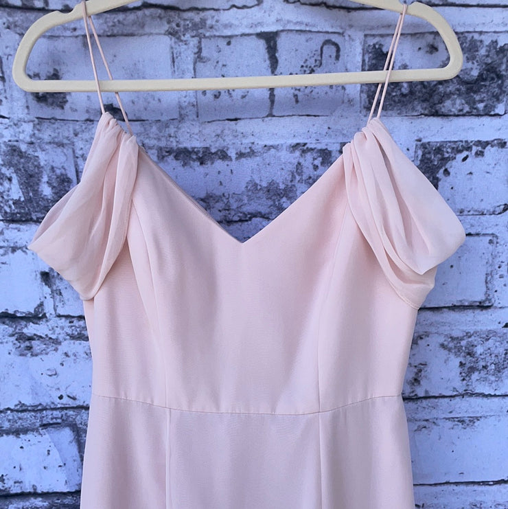 PINK LONG EVENING GOWN