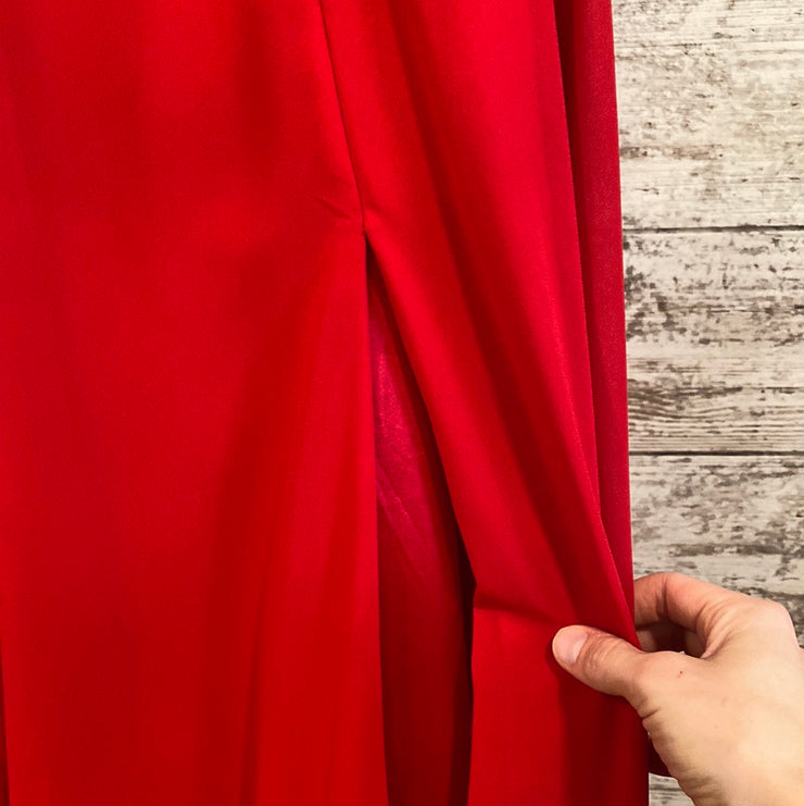 RED LONG EVENING GOWN