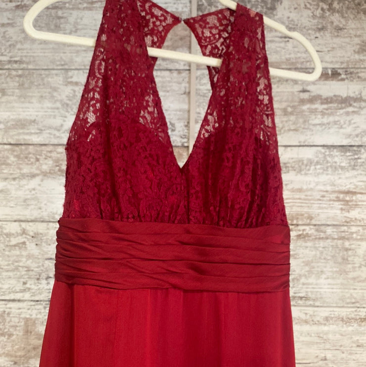 RED LONG EVENING GOWN