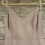 PINK SPARKLY A LINE GOWN