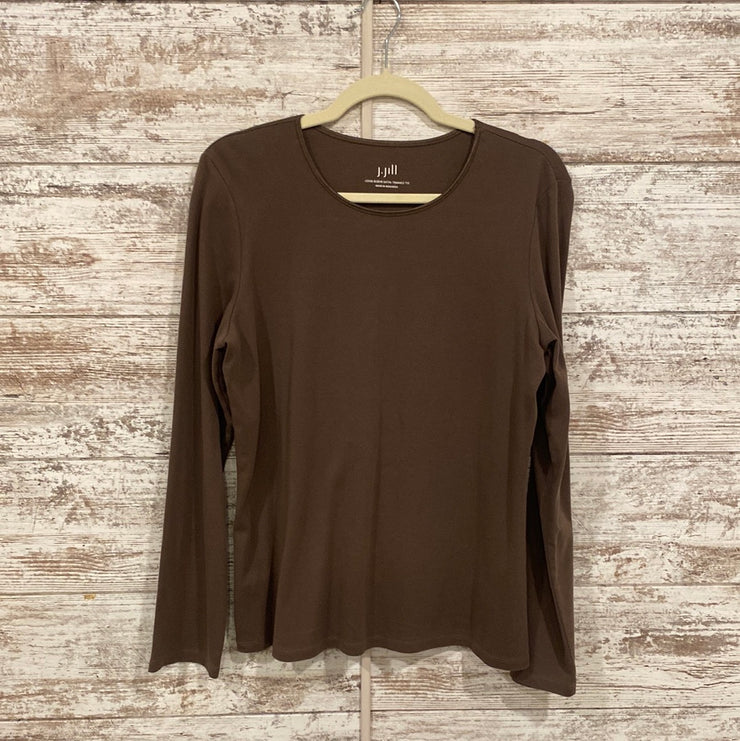 BROWN LONG SLEEVE TOP