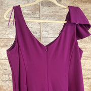 PURPLE LONG EVENING GOWN