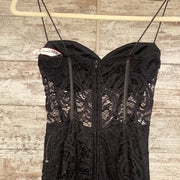 BLACK/SPARKLY LONG DRESS