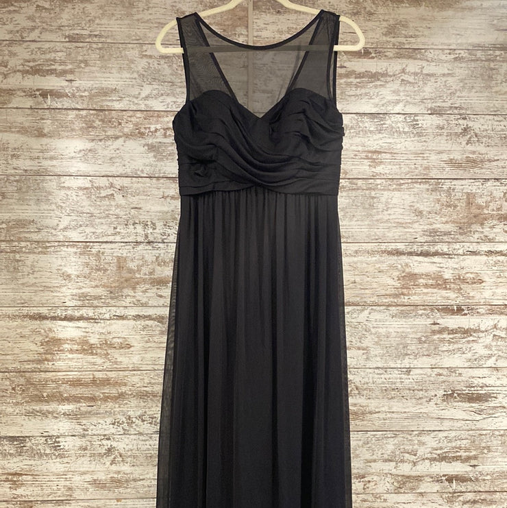 BLACK LONG EVENING GOWN