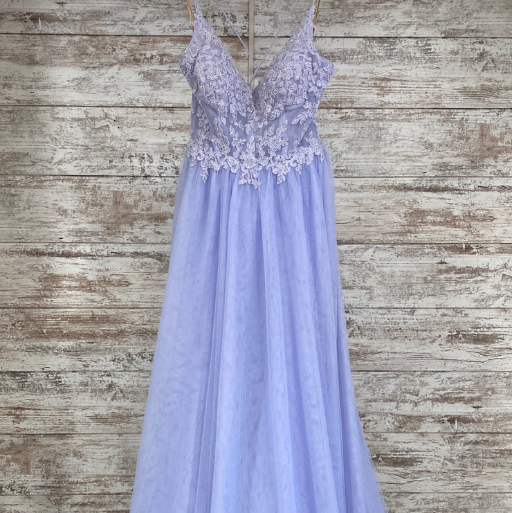 LAVENDER A LINE GOWN