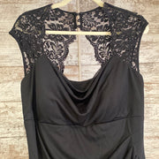 BLACK LONG EVENING GOWN