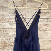 NAVY A LINE GOWN (NEW)