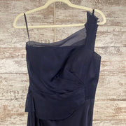 NAVY LONG EVENING GOWN