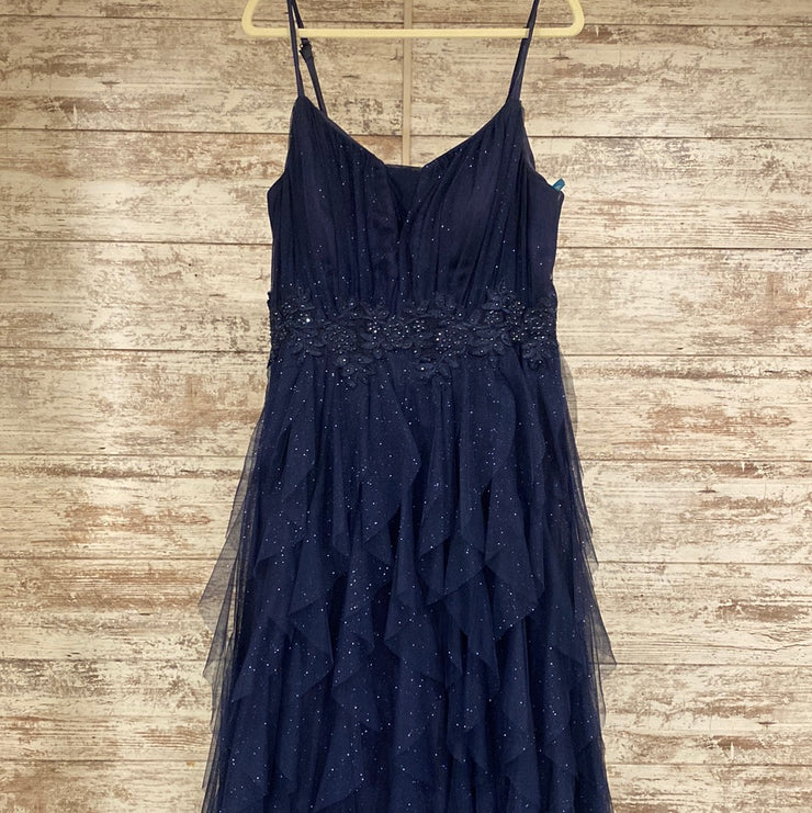 NAVY SPARKLY PRINCESS GOWN