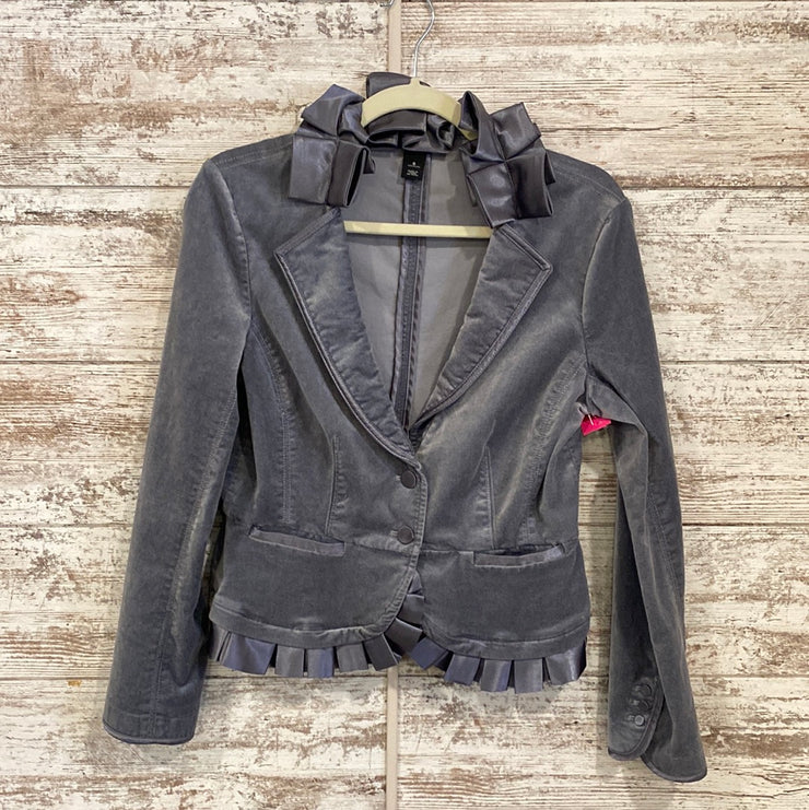 GRAY VELOUR JACKET