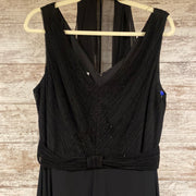 BLACK LONG EVENING GOWN